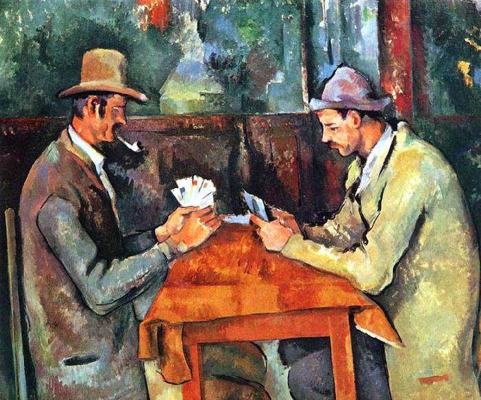 Paul Cezanne The Cardplayers oil painting image